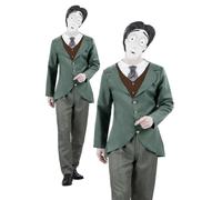 Smiffys Corpse Bride Victor Van Dort Groom Costume for Adults, Jacket with Mock Shirt and Waistcoat, Tie and Trousers, Officially Licensed, Perfect for Matching Family and Couples Outfits