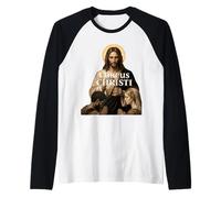 Corpus Christi Sunday Eucharist Jesus Sacred Christian Raglan Baseball Tee