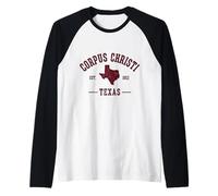 Corpus Christi Texas Est. 1852 Raglan Baseball Tee