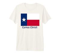 Corpus Christi Texas USA Flag Souvenir Premium T-Shirt