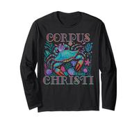CORPUS CHRISTI TX BLUE CRAB BEACH VACATION SOUVENIR ART Long Sleeve T-Shirt