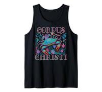 CORPUS CHRISTI TX BLUE CRAB BEACH VACATION SOUVENIR ART Tank Top