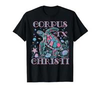 Corpus Christi TX Turtle Lover Colorful Beach Souvenir Value Graphic T-Shirt