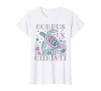 Corpus Christi TX Turtle Lover Colorful Beach Souvenir Value Graphic T-Shirt