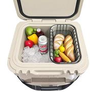 CORRBPEN Cooler Basket Compatible with YETI Roadie 24 Wire Cooler Rack Storage Will Keep Smaller Items Dry and Stay Goods High for Roadie 24 Ice Chest Good to Hold Fruit, Utensils, etc