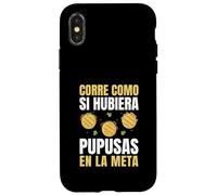 Corre Como Si Hubiera Pupusas En La Meta Runner Spanish Case for iPhone X/XS