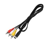 Correa 1.5M 4.9ft 3 Male to 4 Pin S-Video Male TV PC Conversion Cable