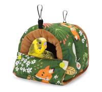 Correa 1 PCS Winter Warm Snuggle Hut Bird Bed Hanging Hammock for Parrots Budgies Parakeets Cockatiels