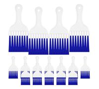 Correa 16PCS Air Conditioner Condenser Cleaning Brush Refrigerator Coil Brush HVAC Coil Cleaning Small Plastic Stirring Brush