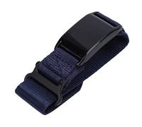 Correa de reloj de nailon ajustable, correa de bucle deportivo de liberación rápida, correa de repuesto tejida lavable para rastreador de ejercicios, entrenamiento deportivo diario (Midnight Blue)