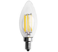 Correa Dimmable E12 6W COB Candle Flame Filament LED Light Bulb Lamp 10 * 3.5cm