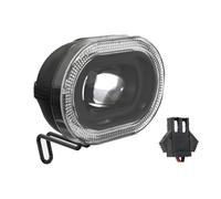 Correa E-Bike LED Headlight DC12V-48V Ebike 2 Wires SM Plug Front Lamp Light for Snowmobile Bike Scooter Motorcycle Accessories