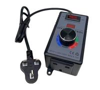 Correa Electronic Voltage Regulator 220VAC Motor Speed Controller LED Temperature and Light Regulation,UK Plug