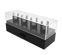 Correa Luxury 4-Position Walnut Watch and Knife Display Box Jewelry Ring Bracelet Organizer Case Sunglasses Storage Holder A Durable