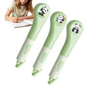 Correction Pen - 3 Pieces Cute Panda Eraser, Quick Drying Correction Tape, Smooth Writing Stationery, Precision Office Supply | School Corrections Set For Student, Teacher, Classroom