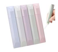 Correction Tape Pen - Clean White Strip Applicator, Silent Glide Functionality, Aesthetic 5-Piece Set, Compact & Portable Design, Precise Error Coverage, Office for College