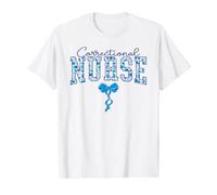 Correctional Nurse Correctional Nursing Corrections Nurse Value Graphic T-Shirt, Men, White, M