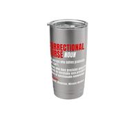 Correctional Nurse Noun RN Correction Forensic Nursing Stainless Steel Insulated Tumbler