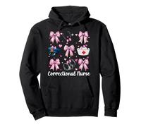Correctional Nurse Prison Nurse Girl Mom Coquette Bow Pullover Hoodie