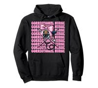 Correctional Nurse Prison Nurse Girl Mom Coquette Bow Pullover Hoodie