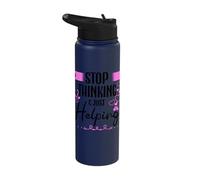 Correctional Nurse Stop Thinking Just to Help the Nurse's Stainless Steel Insulated Water Bottle