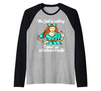 Correctional Nurse The jail is calling I must go Raglan Baseball Tee