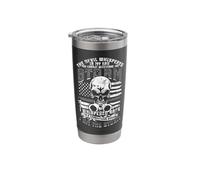 Correctional Officer I Am The Storm The Devil Whispered in Stainless Steel Insulated Tumbler