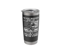 Correctional Officer I Am The Storm The Devil Whispered in Stainless Steel Insulated Tumbler