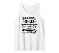 Correctional Officer Meets Accountability, Prison Guard Tank Top