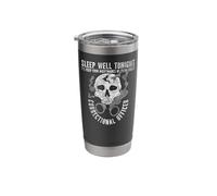 Correctional Officer Sleep Well Tonight I'll Keep Your Stainless Steel Insulated Tumbler