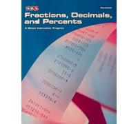 Corrective Mathematics Fractions, Decimals, and Percents, Workbook (MATH MODULES-FRAC, DEC, PERCT)