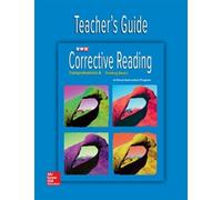 Corrective Reading Comprehension Level A, Teacher Guide (CORRECTIVE READING DECODING SERIES)