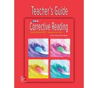 Corrective Reading Comprehension Level B1, Teacher Guide (CORRECTIVE READING DECODING SERIES)
