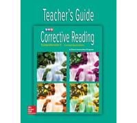 Corrective Reading Comprehension Level C, Teacher Guide (CORRECTIVE READING DECODING SERIES)