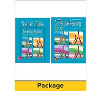Corrective Reading Decoding Level B1, Teacher Materials Package (CORRECTIVE READING DECODING SERIES)