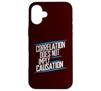 Correlation does not imply causation critical thinking funny Case for iPhone 16 Plus