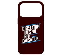 Correlation does not imply causation critical thinking funny Case for iPhone 17 Pro