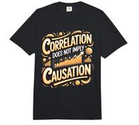 Correlation Does Not Imply Causation Data Scientist Comfort Colors Adult Heavyweight T-Shirt