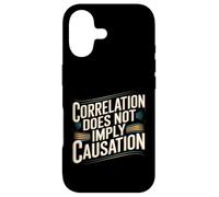 Correlation does not imply causation logic funny math humor Case for iPhone 17
