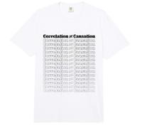 Correlation is Not Causation Stats and Science Comfort Colors Adult Heavyweight T-Shirt
