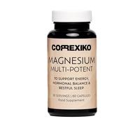 CORREXIKO Multi-Potent Magnesium Capsules - 300mg Serving Magnesium Bisglycinate Supplement - High Absorption Glycinate Tablets - High Strength for Sleep Aid & Energy - 60 Capsules, 1 Month Supply