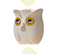 Corridor Light with Motion Sensor - Owl Magnetic Night Light | 3 Colours LED with On/Off Button Wall Lamp Motion Sensor - for Living Room, Kitchen, Hallway, Entrance, G