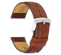 CORROPELLE Leather Watch Bands Quick Release, Vintage Elegant Top Grain Leather Watch Band Straps Replacement for Men and Women, Watch and Smartwatch, Choice of Width - 18mm 19mm 20mm 21mm 22mm