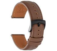 CORROPELLE Leather Watch Strap Band Quick Release, Soft Padded Top Grain Nappa Leather Wrist band for Men Women, Choice of Width 18mm 19mm 20mm 21mm 22mm Replacement Strap for Watch & Smartwatch