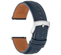 CORROPELLE Leather Watch Strap Band Quick Release, Soft Padded Top Grain Nappa Leather Wrist band for Men Women, Choice of Width 18mm 19mm 20mm 21mm 22mm Replacement Strap for Watch & Smartwatch