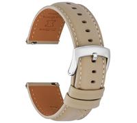 CORROPELLE Leather Watch Strap Band Quick Release, Soft Padded Top Grain Nappa Leather Wrist band for Men Women, Choice of Width 18mm 19mm 20mm 21mm 22mm Replacement Strap for Watch & Smartwatch