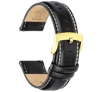 CORROPELLE Leather Watch Straps Quick Release, Elegant Top Grain Leather Watch Strap Bands Replacement for Men and Women, Watches and Smartwatch, Choice of Width 18mm 19mm 20mm 21mm 22mm