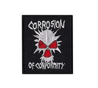 Corrosion of Conformity Ha Patch Badge Embroidered Iron on Applique Souvenir Accessory