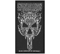Corrosion Of Conformity Skull Patch Woven 6 x 10 cm