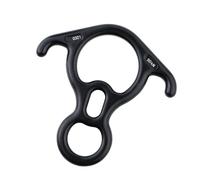Corrosion-Resistant Figures 8 Descender for Abseiling & Operations Construction Aluminum Alloy Eight Rock Climbing Rappelling Device Multi Purpose Lightweight Equipment Mountain Gear Finish Outdoor